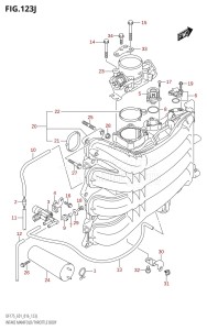 DF175ZG From 17502Z-610001 (E01 E40)  2016 drawing INTAKE MANIFOLD /​ THROTTLE BODY (DF175T:E01)