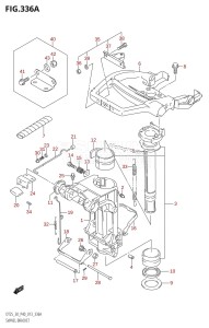 DT25 From 02503K-310001 (P36-)  2013 drawing SWIVEL BRACKET (DT25K:P36)