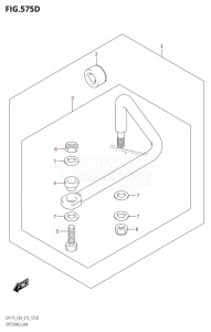 DF175Z From 17502Z-510001 (E03)  2015 drawing OPT:DRAG LINK (DF175Z:E03)