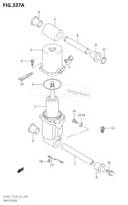 DF100 From 10002F-210001 (E01 E40)  2012 drawing TRIM CYLINDER (DF100T:E01)