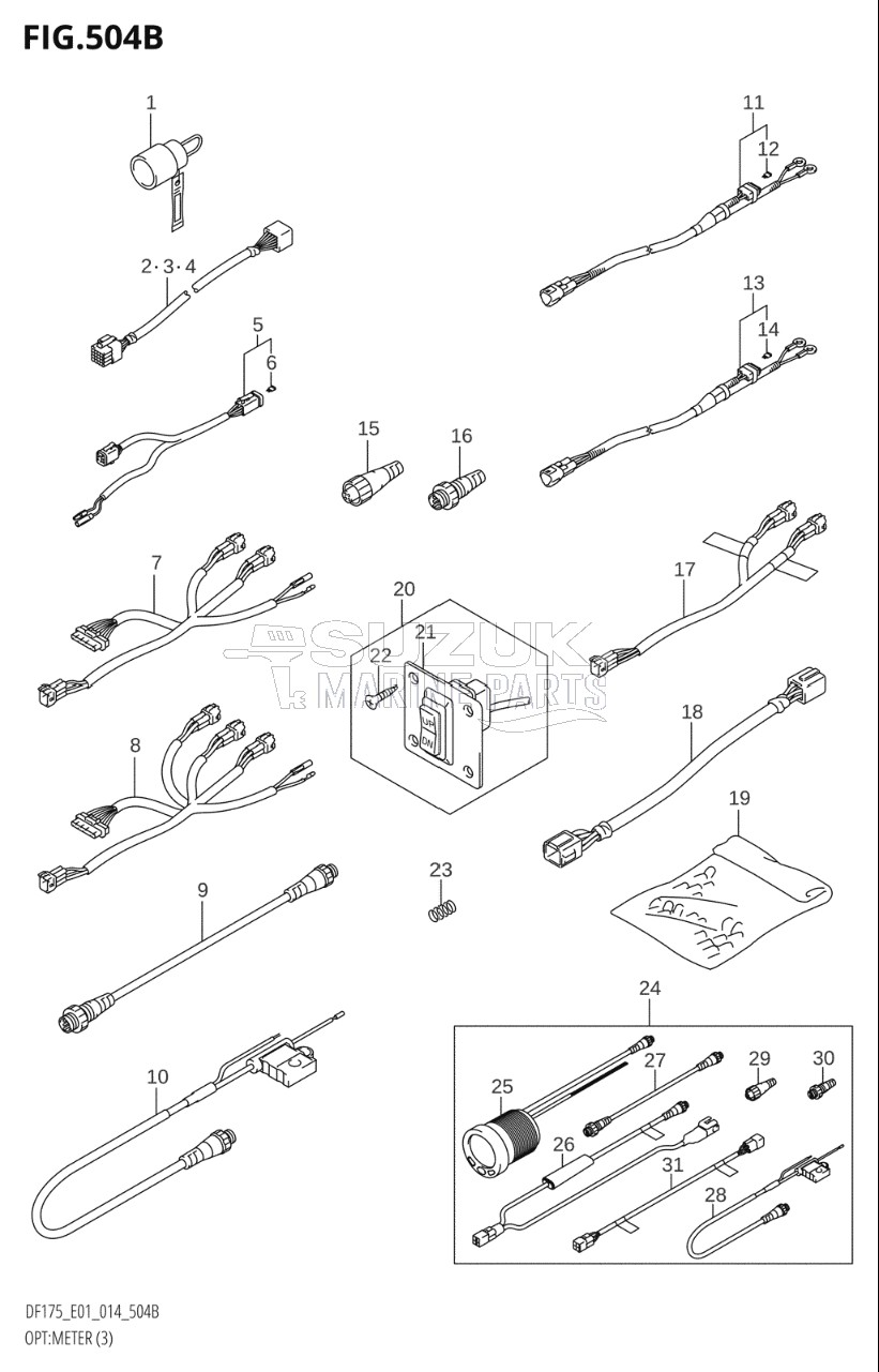 OPT:METER (3) (DF150TG:E40)