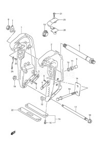 DF 250 drawing Clamp Bracket