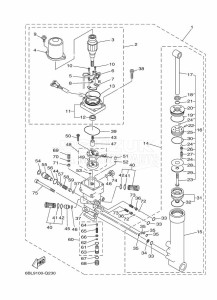 F40FETS drawing POWER-TILT-ASSEMBLY