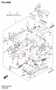 DF40A From 04004F-240001 (E34-Italy)  2022 drawing TILLER HANDLE (DF40ATH,DF50ATH)