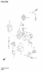 DF40A From 04003F-410001 (E03)  2014 drawing SENSOR (DF60AVT)