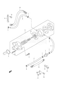 Outboard DF 9.9 drawing Fuel Pump