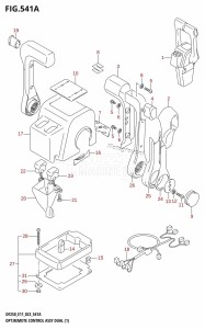 DF225Z From 22503Z-240001 (E11 E40)  2022 drawing OPT:REMOTE CONTROL ASSY DUAL (1)