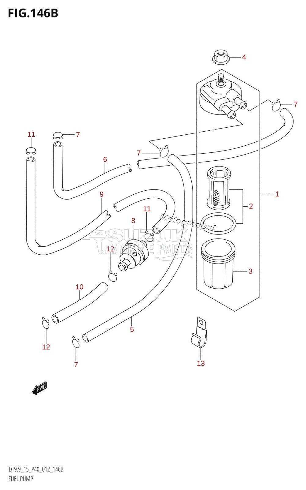 FUEL PUMP (DT9.9K:P40)