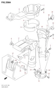 DF4 From 00401F-980001 (P01)  2009 drawing SWIVEL BRACKET