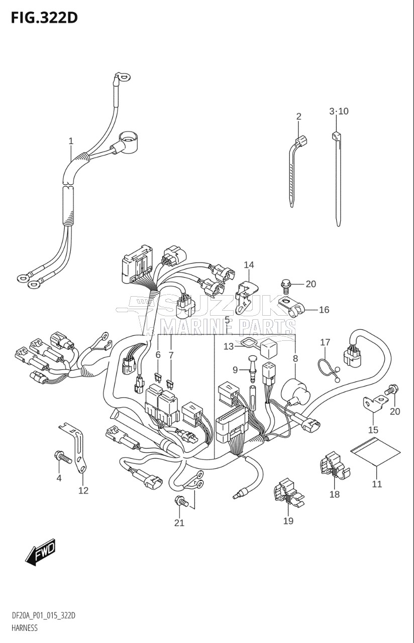 HARNESS (DF15A:P01)