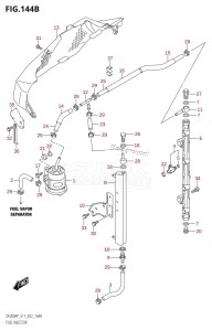 DF175AP From 17503P-240001 (E11)  2022 drawing FUEL INJECTOR (E40)