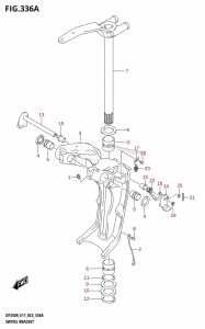 DF350A From 35001F-140001 (E11)  2021 drawing SWIVEL BRACKET (DF350A,DF325A,DF300B)