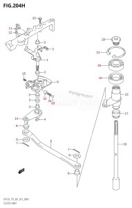 DF150Z From 15002Z-210001 (E01 E40)  2012 drawing CLUTCH SHAFT (DF175Z:E40)