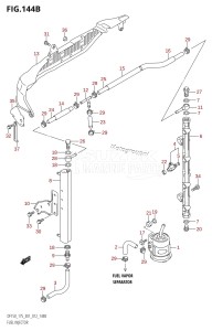 DF150 From 15002F-210001 (E01 E40)  2012 drawing FUEL INJECTOR (DF150T:E40)