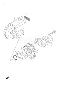 Outboard DF 9.9 drawing Inlet Manifold