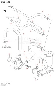 DF115T From 11501F-151001 (E03)  2001 drawing FUEL PUMP (K6,K7,K8,K9,K10,011)