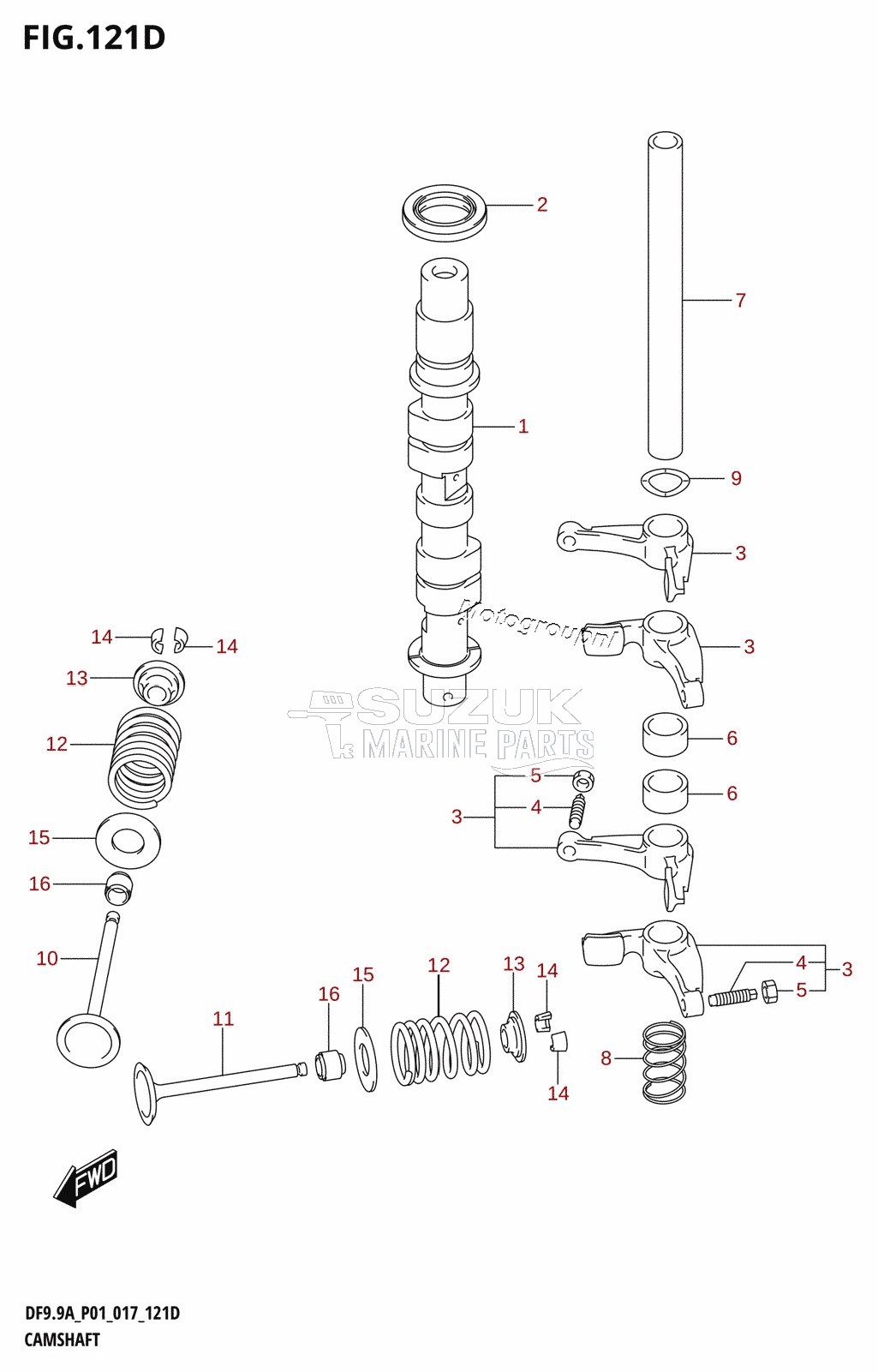 CAMSHAFT (DF9.9AR:P01)