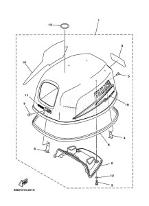 F15AEHL drawing FAIRING-UPPER