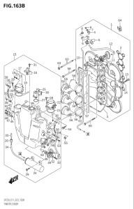 22503F-140001 (2021) 225hp E11 E40-Gen. Export 1-and 2 (DF225T) DF225T drawing THROTTLE BODY (DF225T,DF225Z,DF250T,DF250Z,DF250ST)