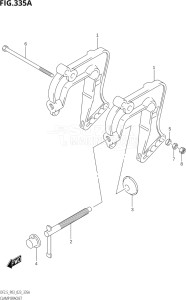 00252F-240001 (2022) 2.5hp P03-U.S.A (DF2.5) DF2.5 drawing CLAMP BRACKET