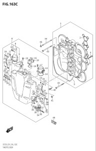 22503Z-610001 (2016) 225hp E01 E40-Gen. Export 1 - Costa Rica (DF225Z) DF225Z drawing THROTTLE BODY (DF200Z:E01)