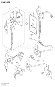 DF50 From 05001F-880001 (E01 E40)  2008 drawing OPT:SWITCH (X,Y,K1,K2,K3,K4)