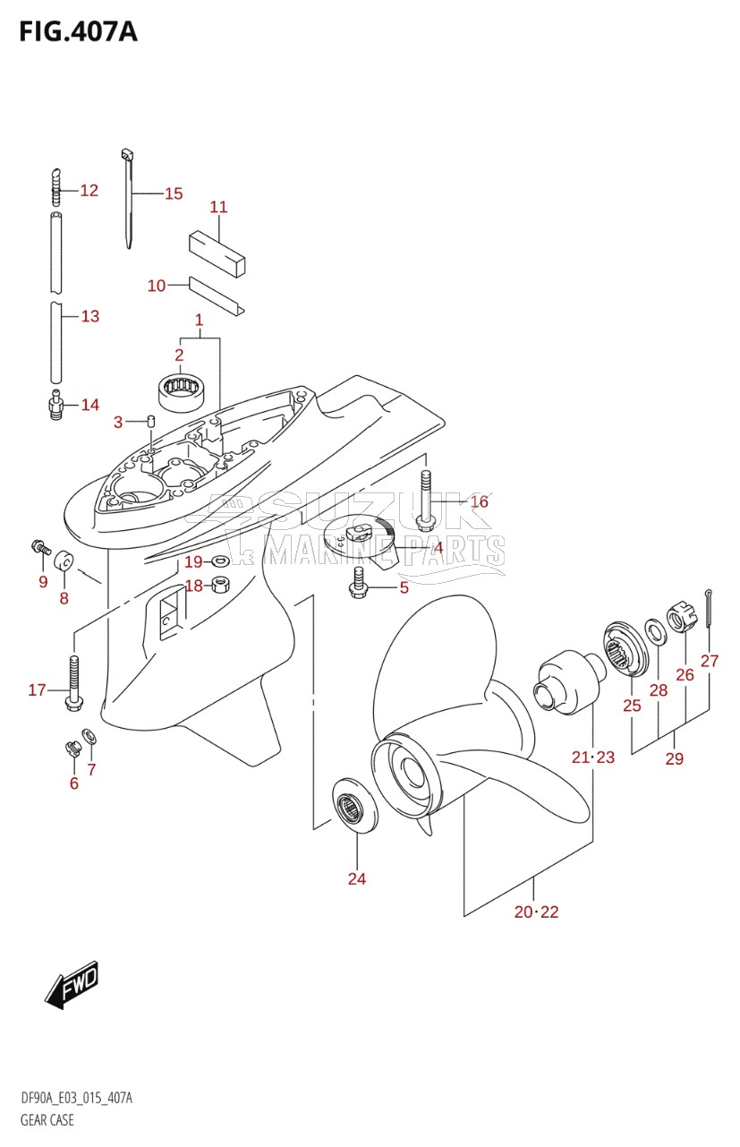 GEAR CASE (DF70A:E03)