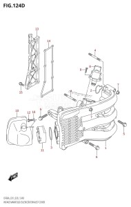 DF60A From 06002F-040001 (E01 E40)  2020 drawing INTAKE MANIFOLD /​ SILENCER /​ EXHAUST COVER (DF50AVTH)