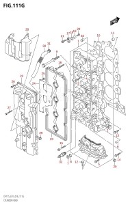 DF175T From 17502F-610001 (E01 E40)  2016 drawing CYLINDER HEAD (DF150ZG:E01)