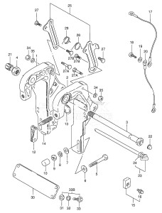 DT60 From 06002-971001 ()  1999 drawing CLAMP BRACKET (DT60WM)