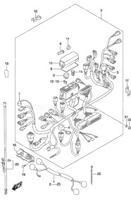 Outboard DF 140A drawing Harness