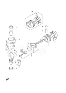 DF 60A drawing Crankshaft