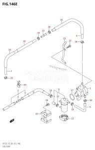 DF175T From 17502F-310001 (E01 E40)  2013 drawing FUEL PUMP (DF175T:E01)