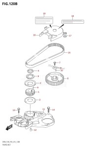 DF9.9A From 00994F-510001 (P03)  2015 drawing TIMING BELT (DF8AR:P03)