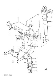 DT140 From 14002-506621 ()  1985 drawing SWIVEL BRACKET