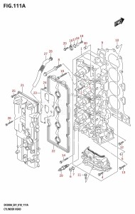 DF200A From 20003F-810001 (E01 E40)  2018 drawing CYLINDER HEAD