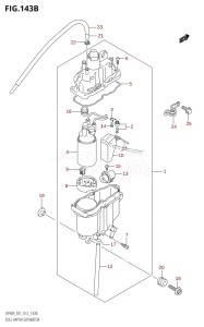 DF80A From 08002F-210001 (E01 E40)  2012 drawing FUEL VAPOR SEPARATOR (DF70A:E40)