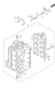 DF 90A drawing Cylinder Block