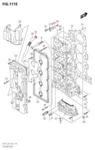 DF175ZG From 17502Z-610001 (E01 E40)  2016 drawing CYLINDER HEAD (DF150Z:E01)