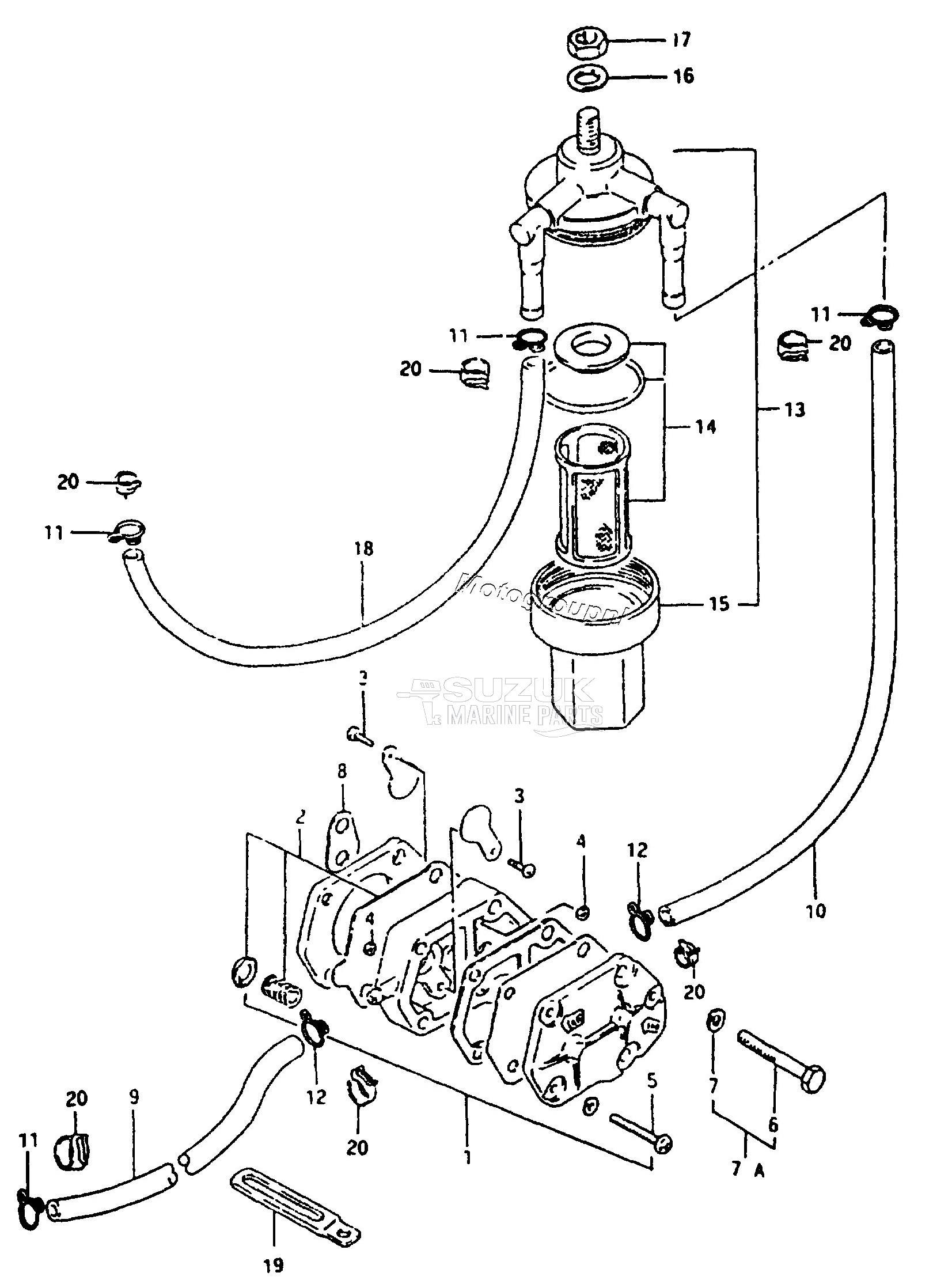 FUEL PUMP (DT40C,DT40W /​ ~MODEL:94)