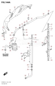 DF200AP From 20003P-040001 (E01 E03 E40)  2020 drawing FUEL INJECTOR (E01,E03,E11)