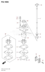 DT15A From 01504-410001 (P40)  2014 drawing WATER PUMP (DT9.9A:P40)