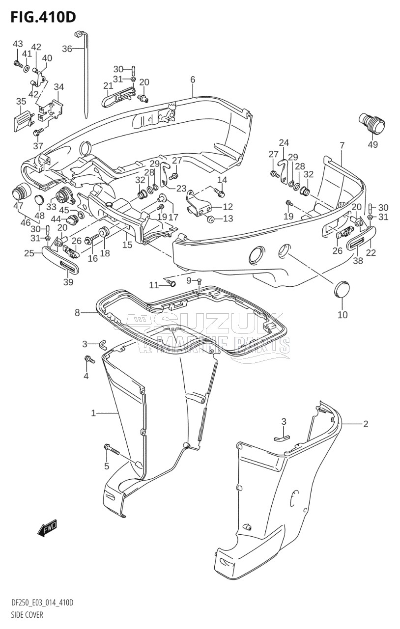 SIDE COVER (DF225Z:E03)