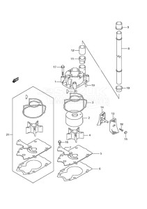 DF 250 drawing Water Pump (DF 250S)