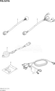 04003F-310001 (2013) 40hp E01-Gen. Export 1 (DF40A  DF40AQH  DF40AST  DF40ATH) DF40A drawing OPT:HARNESS (DF60A:E01)