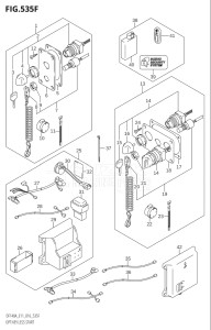 10003F-610001 (2016) 100hp E01 E11-Gen. Export 1-and 2 (DF100AT) DF100A drawing OPT:KEY LESS START (DF115AST:E03)