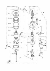 F350AETU drawing STARTER-MOTOR