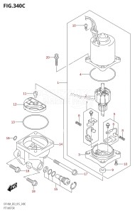 DF115AZ From 11503Z-510001 (E03)  2015 drawing PTT MOTOR (DF115AZ:E03)