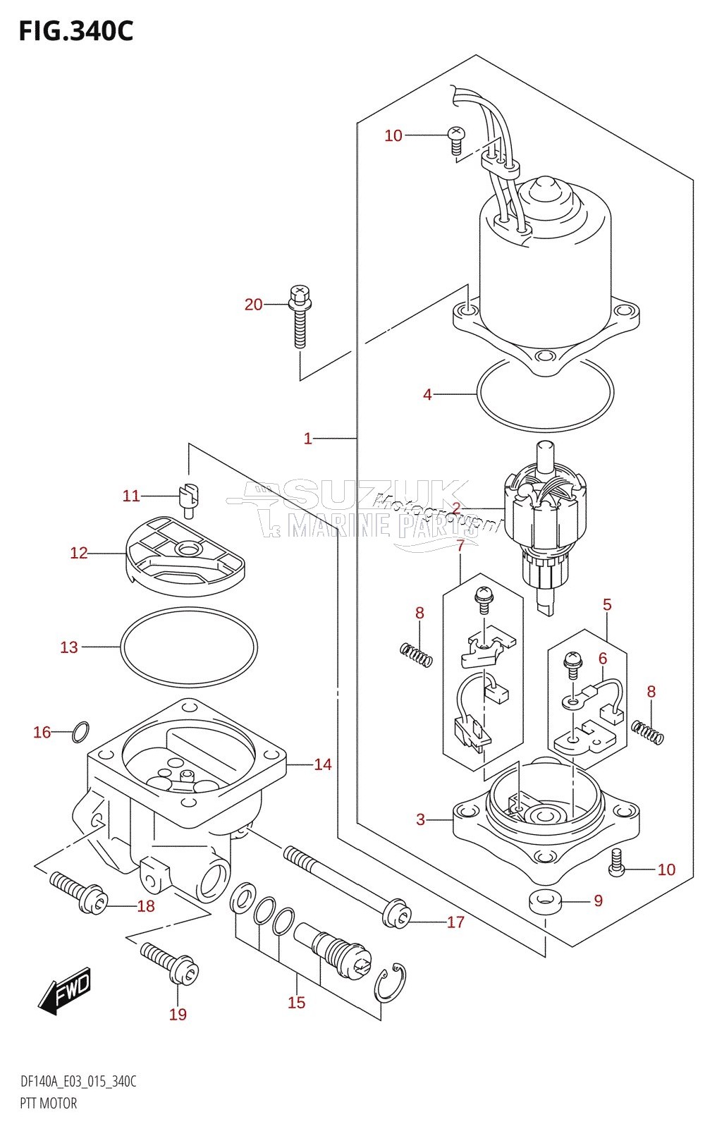 PTT MOTOR (DF115AZ:E03)