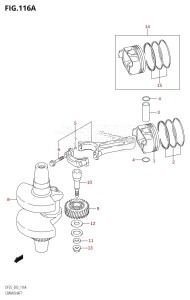 DF25 From 02503F-110001 (E03)  2011 drawing CRANKSHAFT